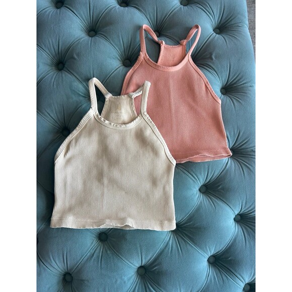 2 Free People Happiness Runs Crop Tank XS/S Bundle - Picture 1 of 6